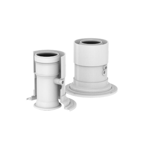 Partenza Verticale Coassiale con Prelievo Fumi