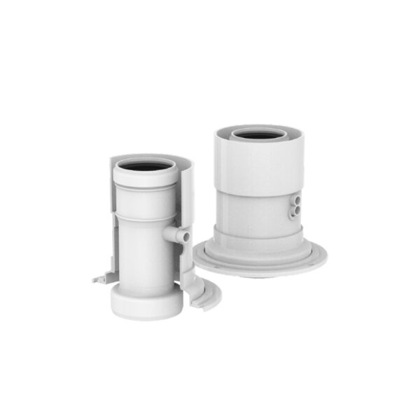 Partenza Verticale Coassiale con Prelievo Fumi