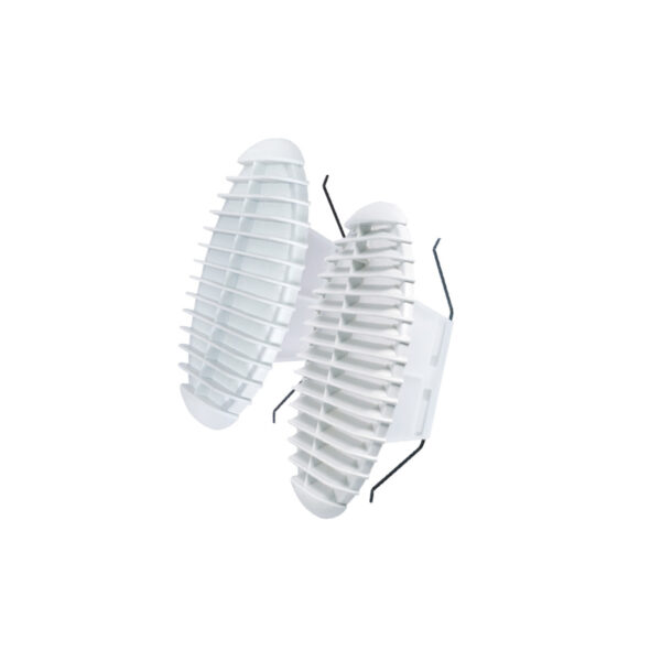 Coppia Griglie Circolari in Materiale Termoplastico